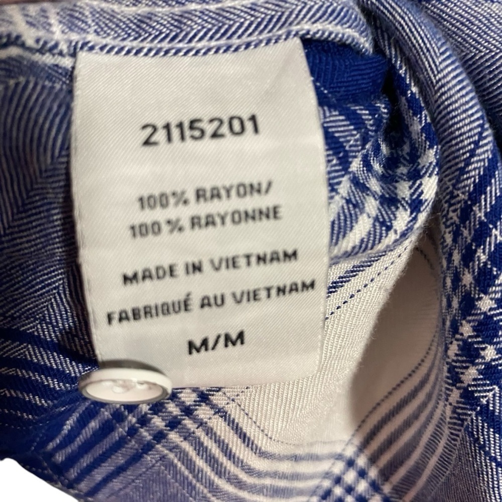 Jachs Girlfriend - Plaid Short Sleeve Shirt - M Vietnam - Picture 6 of 8